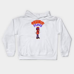 Trouble Peace Kids Hoodie